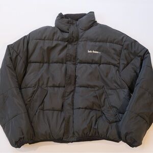 IETS FRANS Black Puffer Jacket